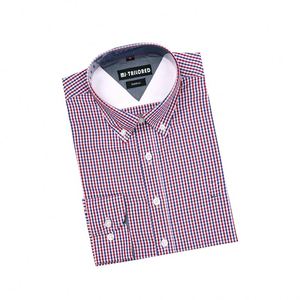 De los hombres de tela de bambú contraste a Yugo botón abajo camisa - Product Image 1