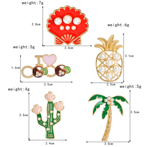 QIHE plantas suculentas Cactus <span class=keywords><strong>Aloe</strong></span> <span class=keywords><strong>Vera</strong></span> lindo planta en maceta pines broche insignia planta amante regalo accesorio de moda - Product Image 2