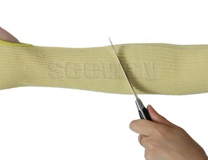 Seeway Aramid Brandwerende Anti Cut Speciale Beschermende Manchet Veiligheid Lange Arm Mouwen Voor Arm En Pols - Product Image 3