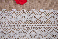 Rouleau de rubans de dentelle à œillets assortis Vintage en dentelle au Crochet large de haute qualité pour bricolage poupées artisanat de mariage