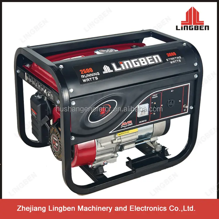 Lingben China Zhejiang 2kva 6.5hp professionelle benzin generator LB3000