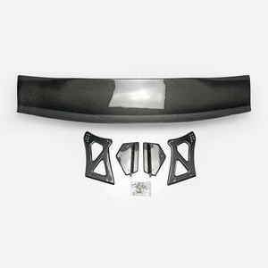 Lame de Spoiler en Fiber de carbone, pour Honda Civic FD2 V style GT, becquet d'aile, support - Product Image 1