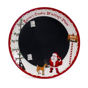 Assiettes de noël en céramique, ensemble d'assiettes, biscuits pour le <span class=keywords><strong>Message</strong></span> de noël, pot de lait et renne, - Product Image 5