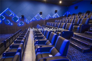 Aula Film Berbaring Kursi Tunggal Sofa Kulit Sintetis Kecil Multifungsi Mini Sofa Bioskop Komersial Publik