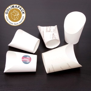 Gobelet en papier, gobelet à frites en kraft, cône à frites en papier imprimé - Product Image 5