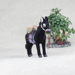 Model Hewan Pertanian Seperti Hidup Mainan Keledai Simulasi Ukuran Mini - Product Image 4