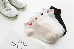 New Fashion Pattern Embroidery Heart Women Ladies Girls High Casual Comfy Soft <strong>Low</strong> <strong>Cut</strong> <strong>Socks</strong> - Product Image 6