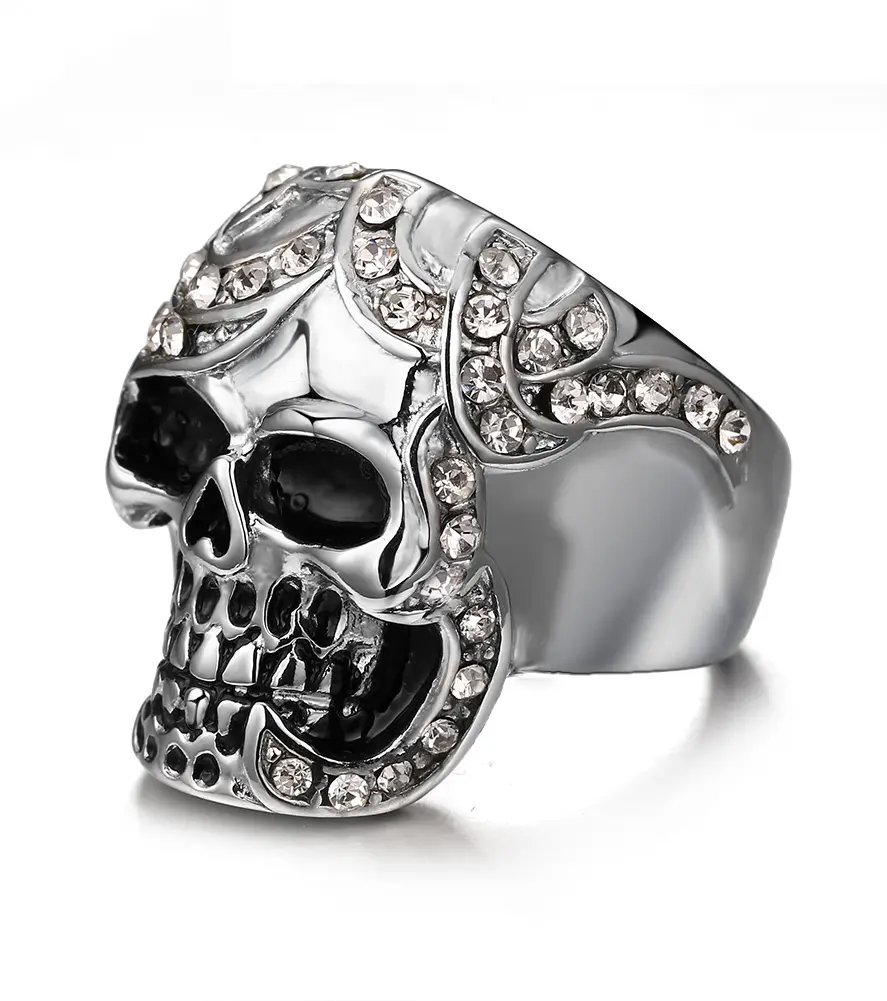 Non-mainstream personality, fashion skulls punk index finger ring, ring men act the role ofing is tasted YSS546