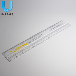 Venta caliente de fábrica directa precisa transparente de <span class=keywords><strong>30</strong></span> <span class=keywords><strong>cm</strong></span>, de plástico lupa gobernante - Product Image 1