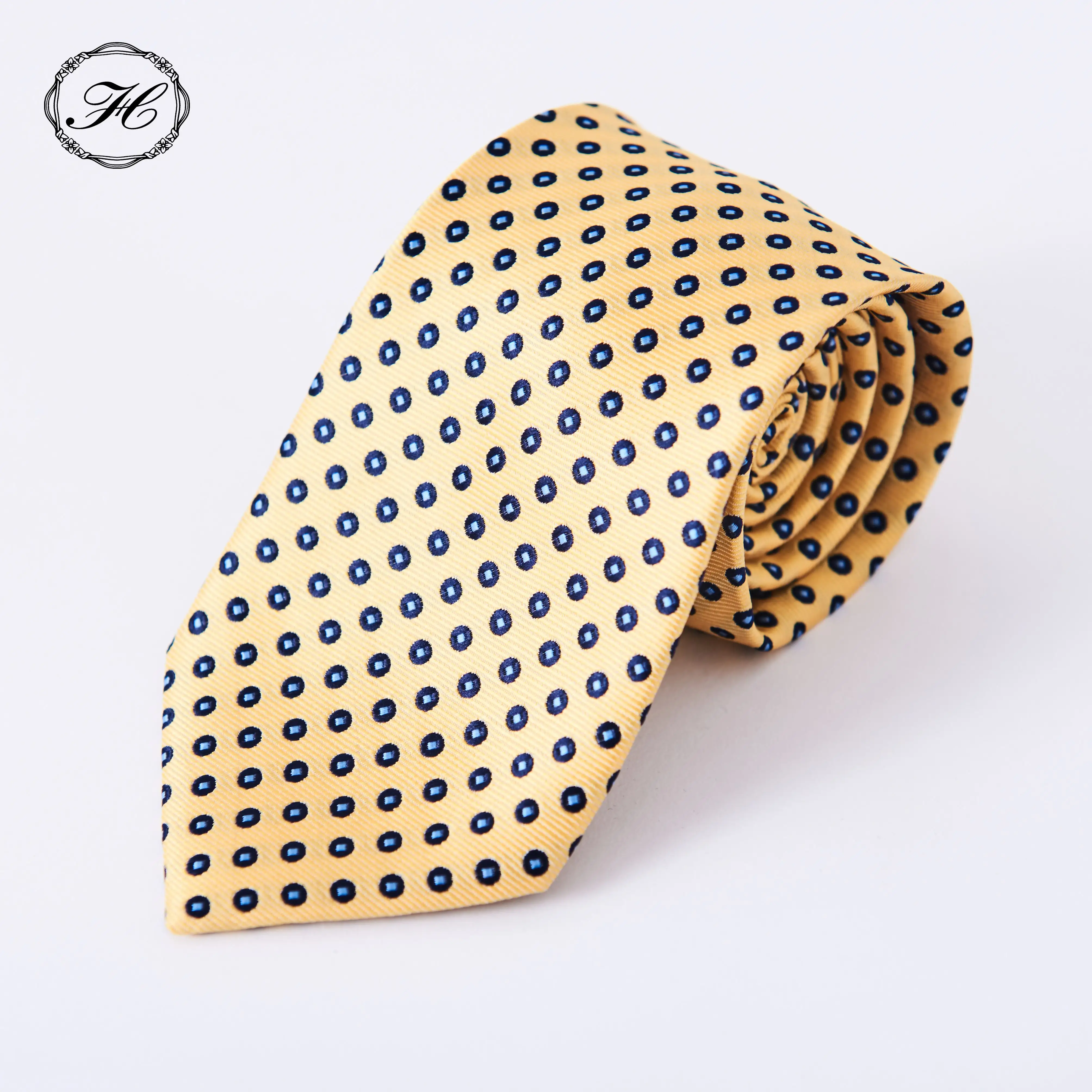 Wholesale Men Handmade 100% Silk Jacquard Custom Ties