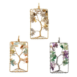 Pendentif en <span class=keywords><strong>pierre</strong></span> <span class=keywords><strong>naturelle</strong></span> pour collier, <span class=keywords><strong>breloque</strong></span> en <span class=keywords><strong>pierre</strong></span> <span class=keywords><strong>naturelle</strong></span>, pour la guérison et le fil d'énergie - Product Image 1
