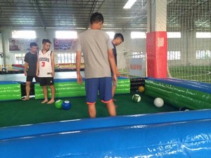 PVC de football table gonflable snookball jeu vente chaude bricolage jeu de football de table - Product Image 4