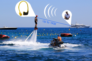 Juego de auriculares de conducción ósea H905A con rango de 1000m y 7 frecuencias FM para herramientas y accesorios de <span class=keywords><strong>piscina</strong></span> de <span class=keywords><strong>entrenamiento</strong></span> de natación - Product Image 5