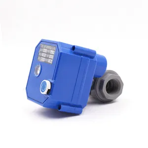 La fábrica Original de 12VDC riego 2 y <span class=keywords><strong>3</strong></span> <span class=keywords><strong>motorizada</strong></span> de <span class=keywords><strong>PVC</strong></span> válvula de bola eléctrica - Product Image 4