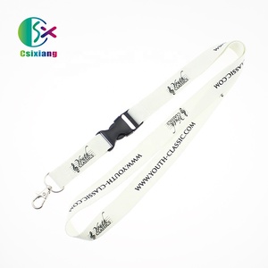 Tùy Chỉnh 4 + 4 Thăng Hoa Keychain Bling An Toàn Ly Khai Dây Buộc Lụa Màn Hình In Ấn Dệt Logo Làm Bền Polyester Không Có Moq - Product Image 3