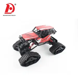 HUADA 2023 2.4Ghz 1:12 4 Canal Grande Die Cast Metal RC Escalada Carro de Brinquedo com Bateria