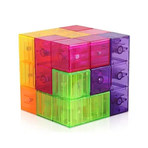Học Tập Của Trẻ Em Khuyến Mại Magic Cube Puzzle Magnetic Cube Cho Trẻ Em