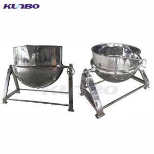 KUNBO-hervidor de vapor con camisa, 300L, 500L, 1000L, Industrial, para cocinar y Mezclar alimentos - Product Image 3