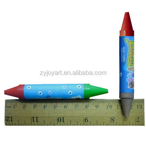 8 pz pastelli a cera a doppia asta dimensioni Jumbo per manine facili da impugnare - Product Image 6