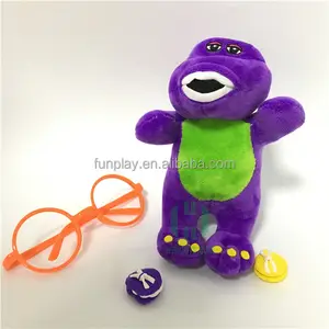 HI CE juguete divertido de La felpa barney juguete para niños, juguete de peluche, muñeca barney para regalo de los niños