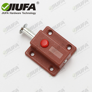 JIUFA Furniture Hardware Spring Loaded Automatic Button Plastic <strong>Push</strong> <strong>Latch</strong> <strong>Push</strong> to Open Spring Furniture Cupboard <strong>Latch</strong> - Product Image 5