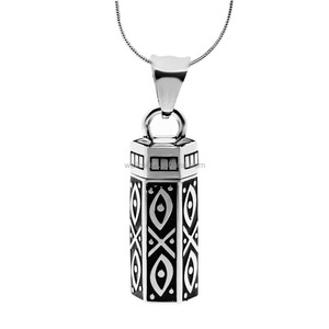 الفولاذ المقاوم للصدأ جرة دلاية قلادة خمر الرماد حامل قلادة جرة تذكار مجوهرات - Product Image 1