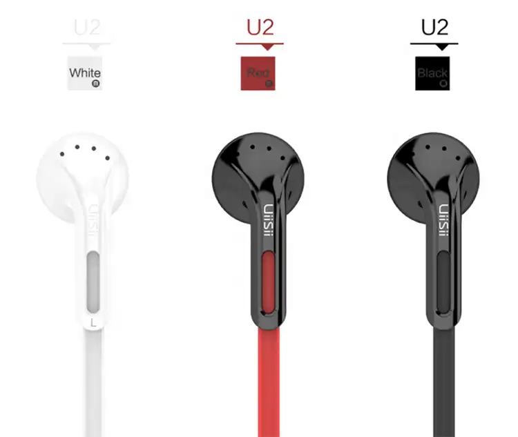 Modern Customized Uiisii U2 Wired Branded Earphones For Mobile Phone
