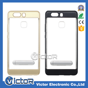 2018 productos populares Transparente TPU y colorido PC accesorios teléfono móvil con función del stent Para P10 - Product Image 4