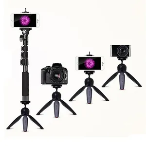 Small Tripod Camera Stand Monopod Mini Tripod Holder for Sport Camera for iPhone Universal