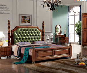 Últimos diseños muebles de dormitorio moderno edredón marco de madera juego de cama queen - Product Image 1