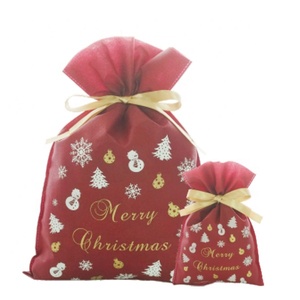 Huadefeng Không Dệt Dây Rút Giáng Sinh Ngày Lễ Trang Trí Tiệc Túi Quà - Product Image 4
