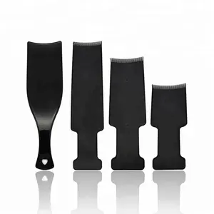 4 आकार Highligting सामान काले बालों के रंग रंगाई बोर्ड पेशेवर बालों का रंग Applicator बोर्ड हज्जाम की दुकान के लिए