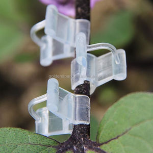 Clips de greffage en plastique durables de 100 pièces pour outils à main de jardin pour arbustes de <span class=keywords><strong>vigne</strong></span> à fleurs végétales PLA - Product Image 3