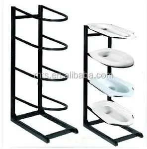 Ngồi Xổm Nhà Vệ Sinh Rack Hiển Thị