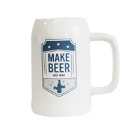 Mug à bière façonnée en céramique, 1 l, chope à bière, carafe, carafe