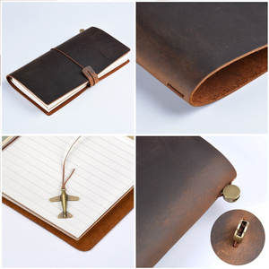 Hardcover Luxury Waterproof Cowhide Leather 120Gsm <strong>Stone</strong> <strong>Paper</strong> <strong>Notebook</strong> - Product Image 4