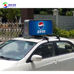 Doble lado exterior P5 taxi <span class=keywords><strong>Top</strong></span> LED techo del coche video led display taxi pantalla led - Product Image 4