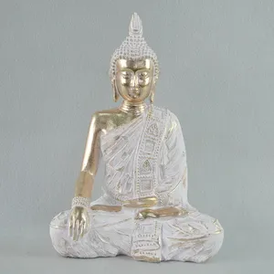 En gros Pas Cher petite Résine bouddha chanceux statue décor à la maison