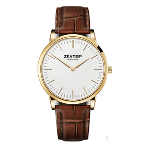 Thinner <strong>Case</strong> Crocodile Leather New Simple <strong>Watch</strong>