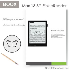 <span class=keywords><strong>BOOX</strong></span> 13.3นิ้วหน้าจอขนาดใหญ่ Ebook อ่านที่มีความจุแบตเตอรี่ขนาดใหญ่ - Product Image 4