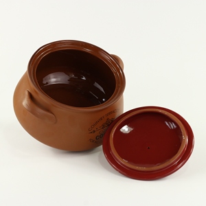 Kapak doğal Terracotta pişirme Pot ile inanılmaz meksika tencere