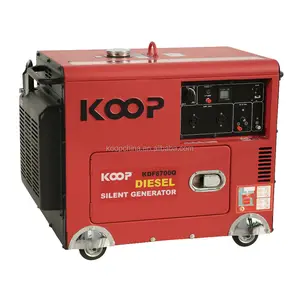 50HZ 5kva 5kw पोर्टेबल मूक डीजल जनरेटर