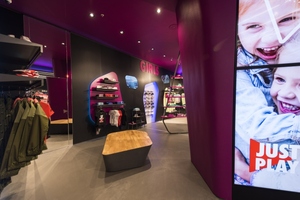 Shopping Mall Sports <strong>Mdf</strong> Clothes Shop <strong>Display</strong> <strong>Stand</strong> for Flagship - Product Image 4