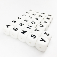 Perles de silicone, perles de qualité alimentaire, accessoires à mâcher, pour bébés, 20 pièces, 12mm