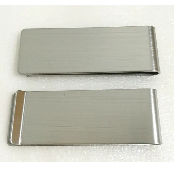 Pencetakan Logam Lem Ukiran Logam Stainless Steel Dompet Dompet Membuat Uang Klip Uang Klip Dompet Pria