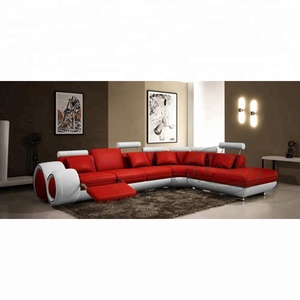 Elefanten-Wohnzimmer-Ecksofa mit Liegefunktion, L-förmiges Sofa-Set aus reinem Büffelleder, Wohnzimmermöbel - Product Image 4