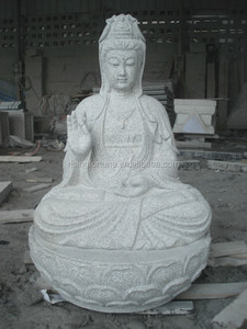 พระโพธิสัตว์<span class=keywords><strong>กวน</strong></span><span class=keywords><strong>อิ</strong></span><span class=keywords><strong>ม</strong></span> พระพุทธรูปหินอ่อนสีขาวขนาด<span class=keywords><strong>ใหญ่</strong></span> งานฝีมือขัดเงา ดีไซน์ดั้งเดิม สำหรับใช้ในสวนสาธารณะ - Product Image 1