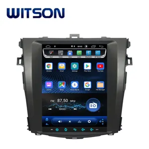 WITSON Android 9.0 vertical screen Car Multimedia tesla NAVIGATION Radio player for TOYOTA COROLLA 2008-2013 Built In 16GB Inand