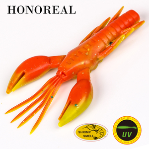 HONOREAL พลาสติกอ่อนเหยื่อ 95 มิลลิเมตรตกปลา Lure <span class=keywords><strong>Crawfish</strong></span> - Product Image 2