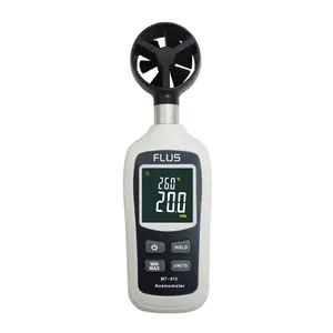 Digitaler Anemometer Wind geschwindigkeit messer Temperatur tester mit LCD-Hintergrund beleuchtung